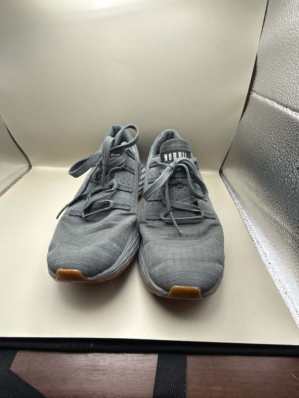 NoBull grey ripstop runner Training Shoes Women's Size 6